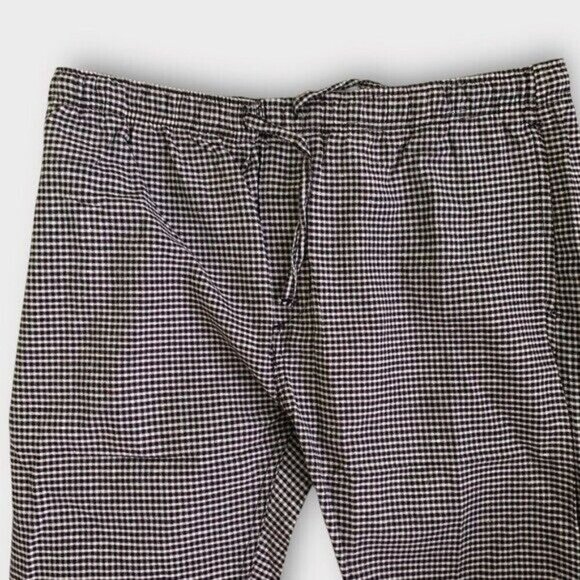 Zara Plaid Drawstring Chino Trouser Pant - Picture 6 of 12